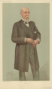 Sr. William Woodall, Hanley, 15 de outubro de 1896, desenho animado da Vanity Fair