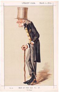 Professor Sir Richard Owen, FRS, KCB, naturalista, 1873 de Leslie Matthew Ward
