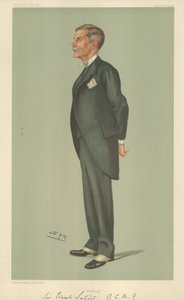 Sir Ernest Satow, Pequim, 23 de abril de 1903, desenho animado da Vanity Fair de Leslie Matthew Ward