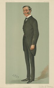 Sir Thomas Henry Sanderson, Relações Exteriores, 10 de novembro de 1898, cartoon da Vanity Fair de Leslie Matthew Ward