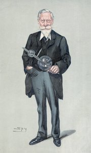 Sir William Crookes, físico e químico inglês, c1900s de Leslie Matthew Ward