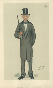 O conde de Selkirk, criado em 1646, 20 de maio de 1882, cartoon Vanity Fair de Leslie Matthew Ward