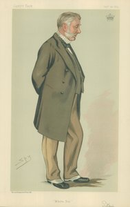Conde de Escada, White Dal, 22 de setembro de 1883, desenho animado da Vanity Fair de Leslie Matthew Ward