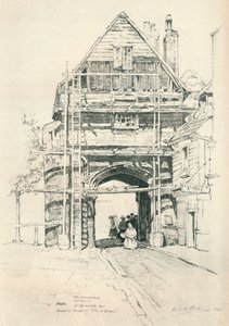 O Gatehouse Rochester, 1925 de Leslie Matthew Ward