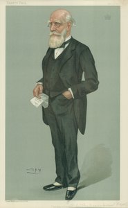 O Lord Strathcona e Mount Royal, Canadá, em Londres, 19 de abril de 1900, cartoon Vanity Fair de Leslie Matthew Ward