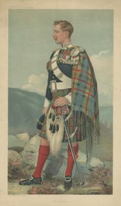 A Marquesa de Tullibardine (cor litho) de Leslie Matthew Ward