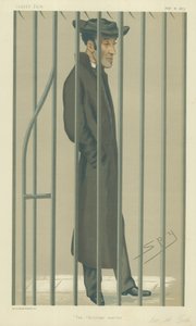 O Reverendo Arthur Tooth, O Mártir Cristão, 10 de fevereiro de 1877, desenho animado da Vanity Fair de Leslie Matthew Ward
