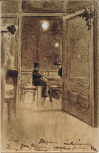 Saal Café Bauer de Lesser Ury