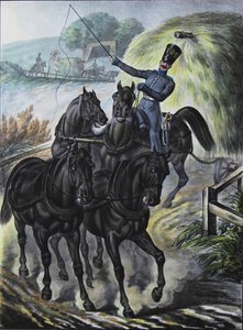 Soldado da Brigada de Abastecimento de Guardas, 1829 de Lev Alexandrovich Belousov