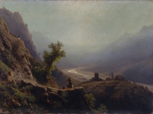 Nas montanhas do Cáucaso, 1879