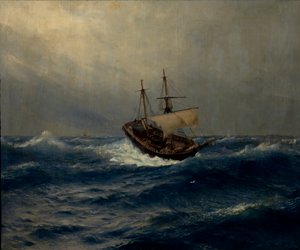 Tempestade no mar, 1887