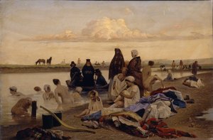 Monges. Mal preso, década de 1870 de Lev Grigoryevich Solovyev