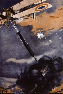 Primeira Guerra Mundial: bomba lançada por um avião de Leven & Lemonier