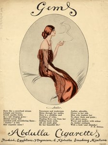 Abdulla Cigarettes, 1920s de Lewis Baumer