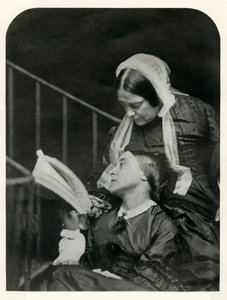 Christina Rossetti e sua mãe Frances Rossetti, 1863, 1948.