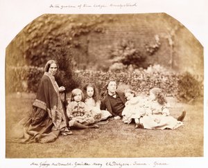 Retrato da família MacDonald com Lewis Carroll, 1863 de Lewis Carroll