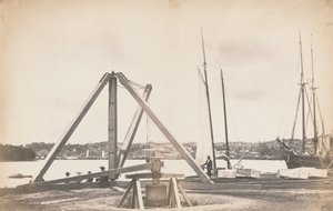 Construção do Aqueduto de Washington de Lewis Emory Walker