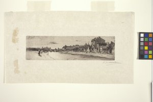 O rio Isar (tinta)