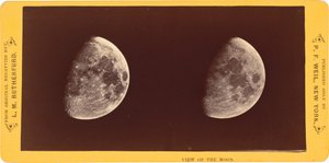 "Vista da Lua", 1860 (foto) de Lewis Morris Rutherfurd