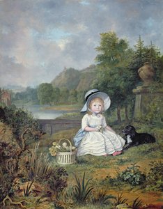 Retrato de Miss Elizabeth Heathcote (óleo sobre tela)