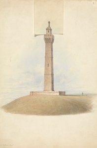 Desenhos de Variantes para o Monumento Somerset: Elevação de Lewis Vulliamy