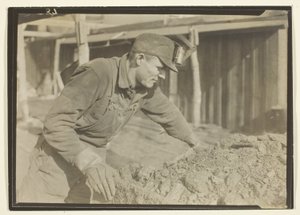 Guarda-freio de um comboio de carvão, Pensilvânia de Lewis Wickes Hine