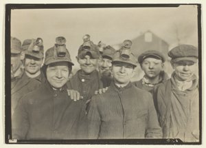 Rapazes da mina de carvão da Pensilvânia de Lewis Wickes Hine