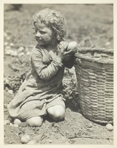 Trabalho infantil na quinta de Lewis Wickes Hine