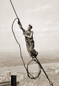 Trabalhador da Construção Civil, Empire State Building, Nova Iorque, c.1930