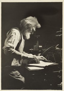 Impressora em Nova York, 1905 de Lewis Wickes Hine