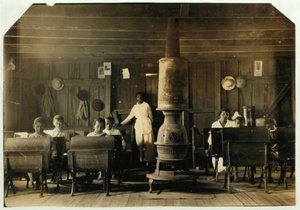 Escola Segregada em Anthoston, Kentucky, 1916 de Lewis Wickes Hine