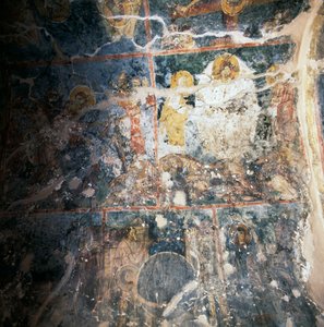 Frescos no teto do mosteiro de Agios Georgios, Diavaide, Creta, Grécia (foto) de Unbekannt Unbekannt