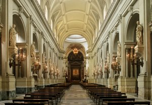 Itália, Região da Sicília, Palermo, catedral, interior, nave de Unbekannt Unbekannt