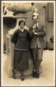 Lady Rachel Cavendish e Visconde Stuart de Findhorn (foto a p/b) de Unbekannt Unbekannt