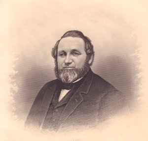 Retrato de Abel Minard, gravura de F E Jones do Repositório das Mulheres, Estados Unidos, cerca de 1870 de Unbekannt Unbekannt