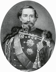 Retrato de Alfonso Ferrero della Marmora (1804-1878), general italiano e político, gravura de Unbekannt Unbekannt