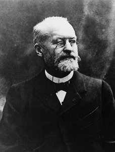 Retrato de Charles Louis Alphonse Laveran (1845-1922), médico bacteriologista francês, Prêmio Nobel de Medicina em 1907, foto de Eugene Pirou (1841-1909) de Unbekannt Unbekannt