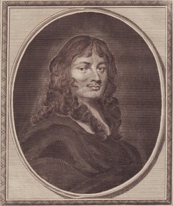 Retrato do político inglês Sir William Temple (1628-1699), gravura em cobre de John Goldar (1729-1795) de pintura de P Lely de Unbekannt Unbekannt