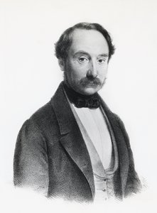 Retrato de Francesco Rizzoli (1809-1880), político italiano, médico e cirurgião, gravura de Unbekannt Unbekannt