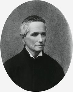 Retrato de Giulio Isdegerde Cecchi, conhecido como pai Filippo Cecchi (1822-1887), físico, meteorologista e inventor italiano, gravura de Unbekannt Unbekannt