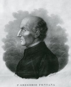 Retrato de Gregorio Fontana (1735-1803), matemático italiano, gravura de Unbekannt Unbekannt