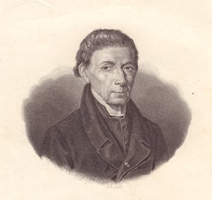 Retrato do matemático e astrônomo italiano Barnaba Oriani (1752-1832), gravura em cobre de desenho de Demarchi de Unbekannt Unbekannt