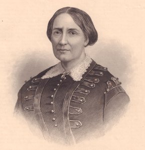 Retrato de Teresa Christina de Bourbon-Two Sicilies, Imperatriz do Brasil (1822-1889), gravura de William Wellstood (1819-1900), cerca de 1870 de Unbekannt Unbekannt