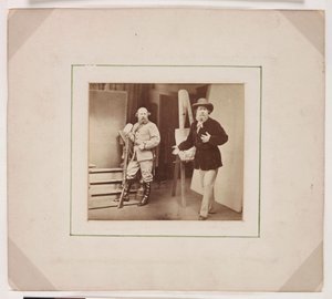 Rejlander apresenta Rejlander, o Voluntário, c 1865 de Unbekannt Unbekannt