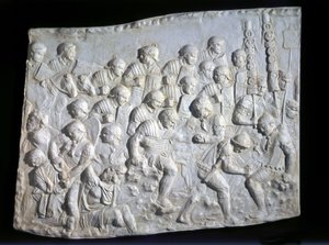 Primeiros socorros a um soldado romano, friso Trajans de Unbekannt Unbekannt
