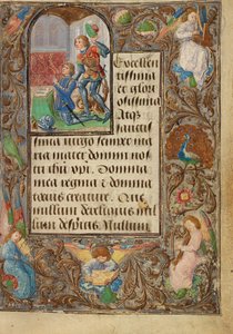 Charles the Bold Apresentado por Saint George de Lieven van Lathem