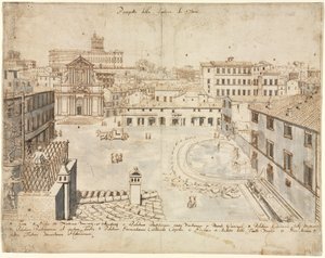 Dezoito Vistas de Roma: A Fonte de Trevi
