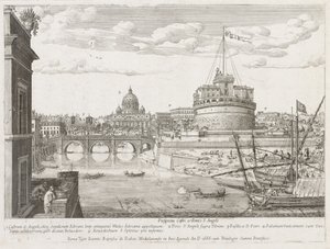 St. LocURI perspectiva Angeles de Roma insignes [por sua vez], 1666. de Lievin Cruyl