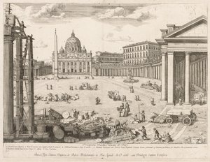 St. Peters Basílica em Roma, de perspectivas LocURI cidade insignes [por sua vez], 1666. de Lievin Cruyl