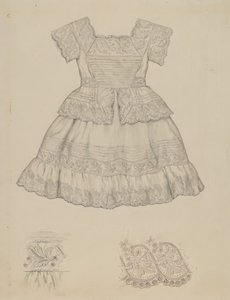 Vestido de criança, 19351942. de Lillian Causey